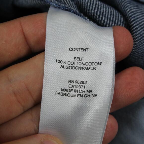 Tibi Jeans Womens 30 Classic Brancusi Denim Blue Relaxed Wide Leg Cropped Baggy - Picture 10 of 16